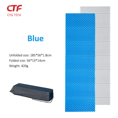 XPE IXPE busa Backpacking Sleeping Pad Portable Waterproof Moistureproof Lembut untuk hiking Outdoor Camping Picnic
