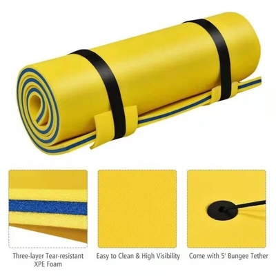 Multi Color XPE Foam Floating Mat 3-Layer Waterproof Ringan OEM/ODM Layanan Tersedia