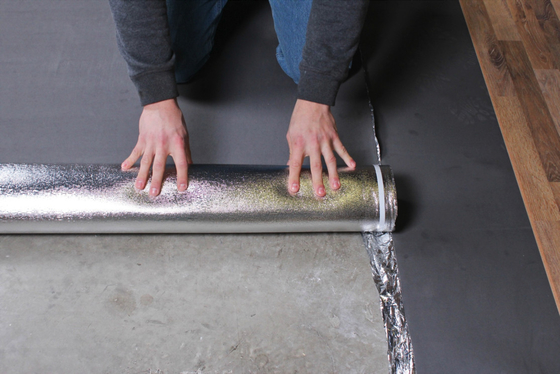 Ixpe Underlay Soft Foam With Aluminium Foil Pemasok Isolasi Panas