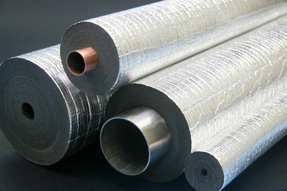 Foil Greenthermal XPE Foam Tube No-Clod Untuk Pipa Isolasi Outerdoor Applleation
