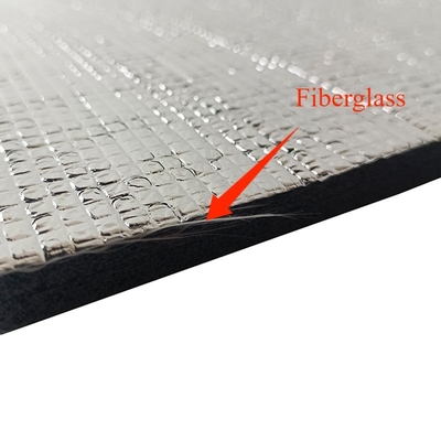 Fiberglass Aluminium Foil XPE Foam Flame Retardant Self Adhesive HVAC Insulation Foam Ketebalan 5-25mm