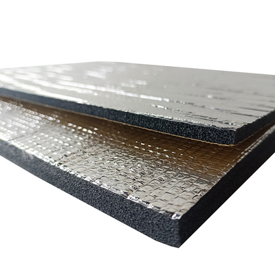 Fiberglass Aluminium Foil XPE Foam Flame Retardant Self Adhesive HVAC Insulation Foam Ketebalan 5-25mm