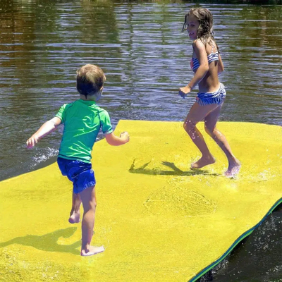 Pabrik Langsung Air Floating Pad 3 Lapisan tebal XPE Foam Float Mat Kolam renang Danau