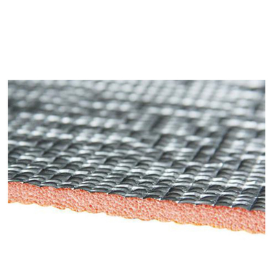 Adhesive One Side Foam With Foil Insulation Rolls Disesuaikan Matt Grey Foil Ditutup Polyolefin Foam Insulation