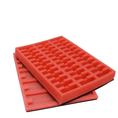 Tray busa ESD hitam / ESD PE pengemasan Tray busa / ESD PU Sponge