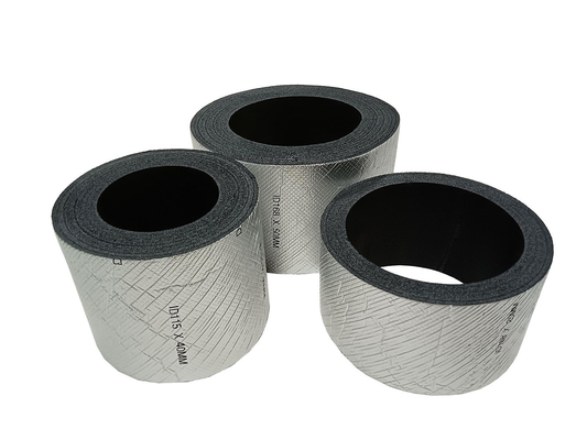 Self Adhesive Insulation Foam Wrap Banyak disesuaikan Aluminium Foil Pipe Cover Musim Dingin Spigot Pipa Pemanas Air beku
