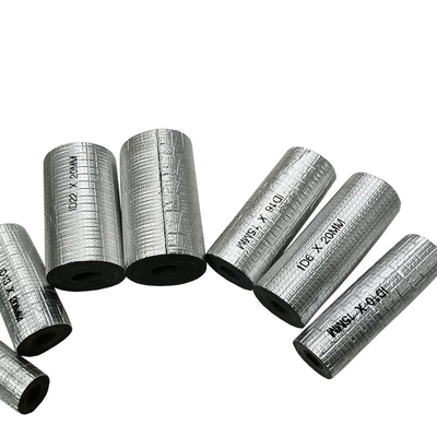 Self Adhesive Insulation Foam Wrap Banyak disesuaikan Aluminium Foil Pipe Cover Musim Dingin Spigot Pipa Pemanas Air beku