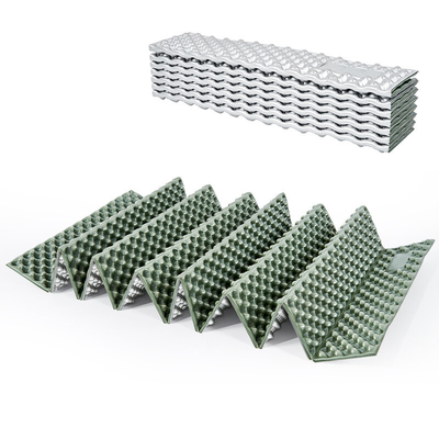 Portable Foam Sleeping Pad, Full Length Accordion Sleeping Mat untuk Camping & Hiking, Ringan, Soft Compact Cushion