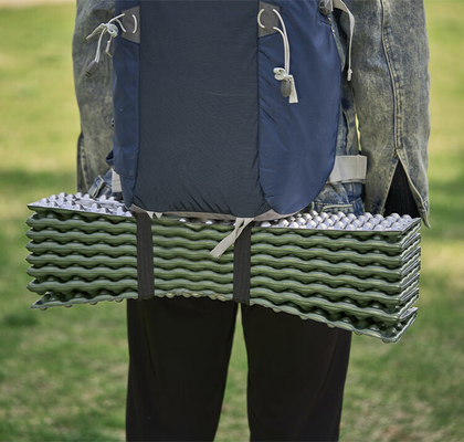Portable Foam Sleeping Pad, Full Length Accordion Sleeping Mat untuk Camping & Hiking, Ringan, Soft Compact Cushion