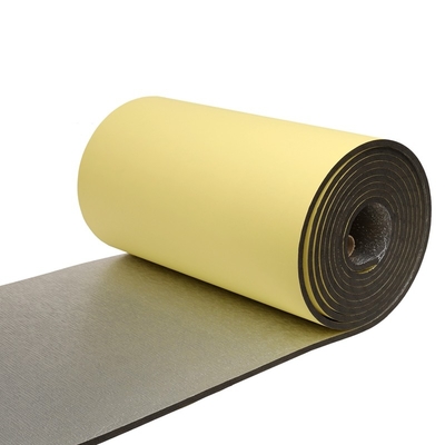 Roll Isolasi Saluran HVAC Polyethylene Cross-linked Foam XLPE Rolls Dengan Foil Aluminium Dan Lem Perekat