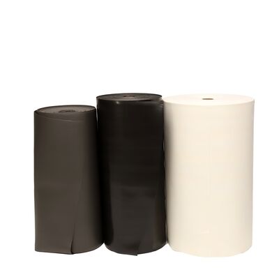 0.15mm 0.2mm 0.3mm Thin IXPE Foam Roll Gum Backed Waterproof Insulation Material untuk Tepi dan Aplikasi Elektronik
