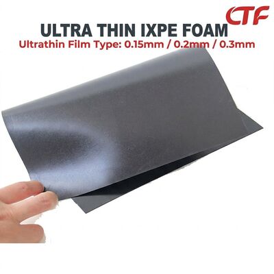 Titik IXPE Foam Roll 0.15mm 0.2mm 0.3mm Gum Backed Waterproof Insulation Sheet untuk pita dan penggunaan industri elektronik