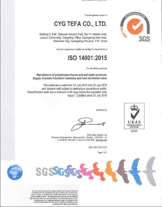 Polyolefin Foam Sel Tertutup yang Terpisah. 23